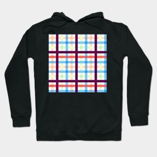 Clan Geometric Tartan,Checkered Hoodie